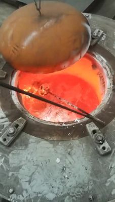 Cina Aluminium Melting Industrial Blast Furnace Penghematan Energi Dengan Kustomisasi Warna pemasok
